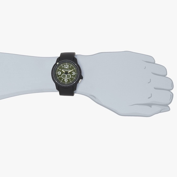 NIB Columbia Unisex CA008050 Urbaneer Black Analog Sports Watch - Picture 4 of 8